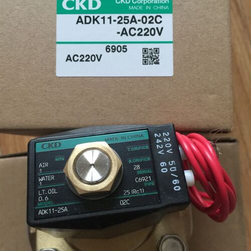 特价CKD喜开理先导流体电磁阀ADK11-25A-02C-AC220V正品ADK11磁阀