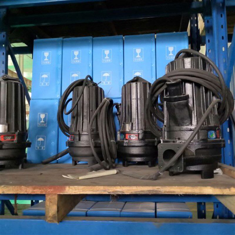 蓝深潜水排污泵WQ15-10-1.5KW口径50南京污水泵自耦 移动式水泵