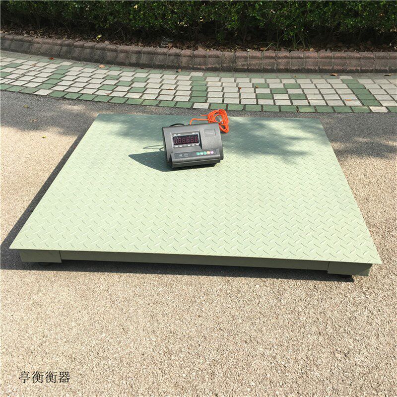 托盘称重过磅电子秤花纹碳钢单层3吨地磅秤1.5米平台什么价格