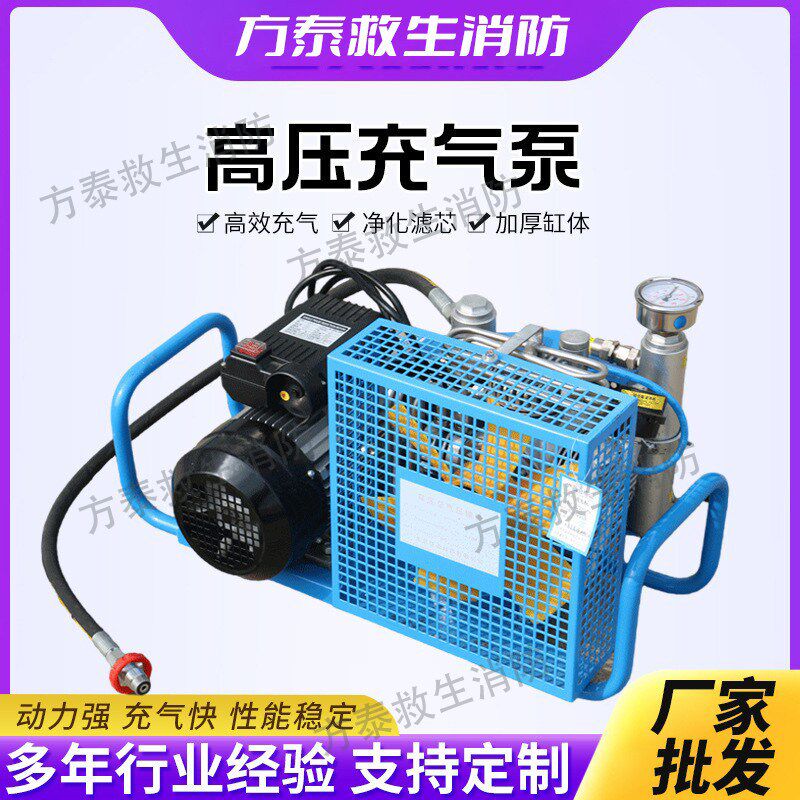 供应正压式消防空气呼吸器充气泵高压打气泵空气压缩机30mpa