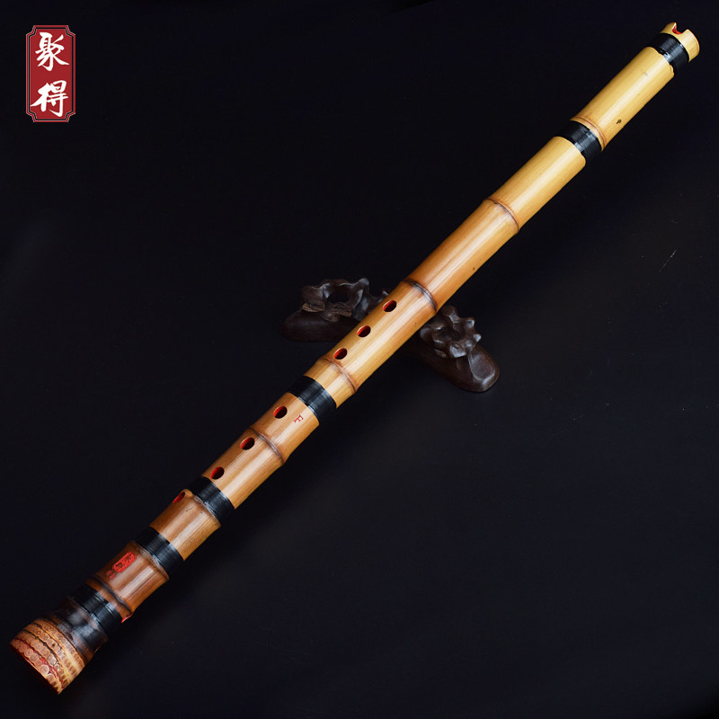 南箫一节素萧金竹大头箫竹根萧成人专业演奏F南音洞箫初学G调乐器