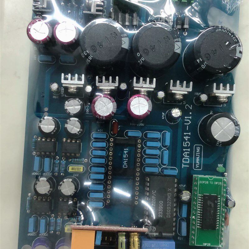 YJ00122-TDA1541 光纤  同轴解码板含USB 不带1541IC不含 7220IC