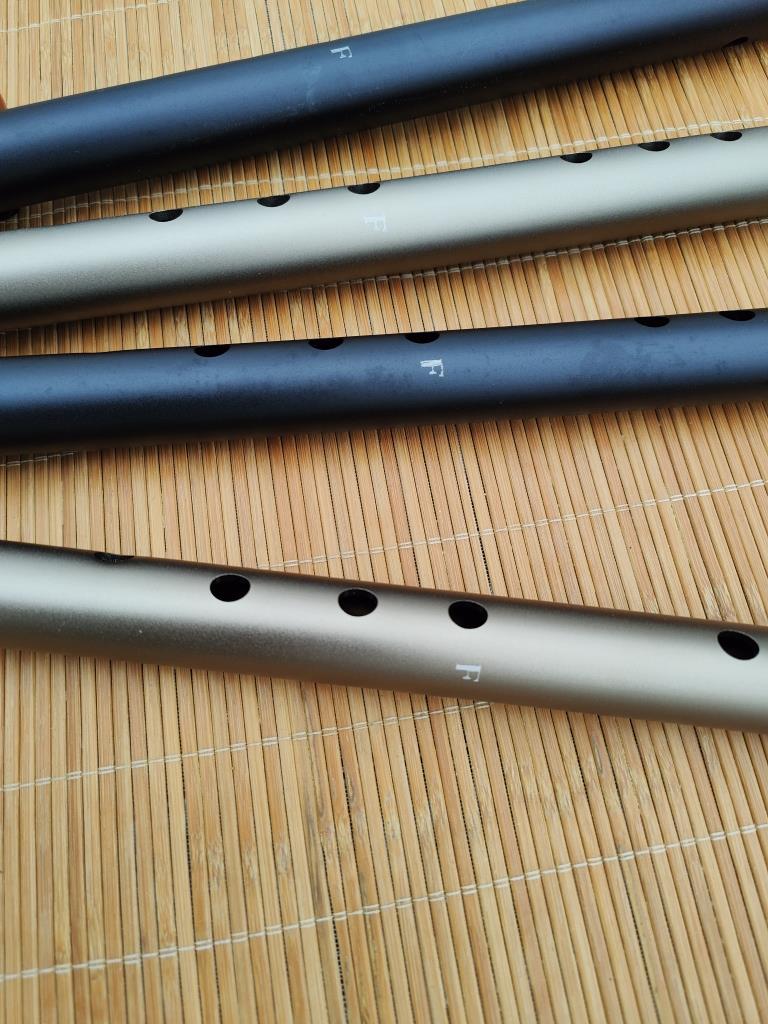 王师傅产品加吹嘴助吹八孔双节F调铝合金琴箫金属箫约六十五厘米