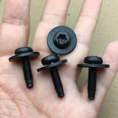 适用宝马3系5系X5X6奔驰GLEGLC V级保险杠叶子板挡泥板底护盘螺丝