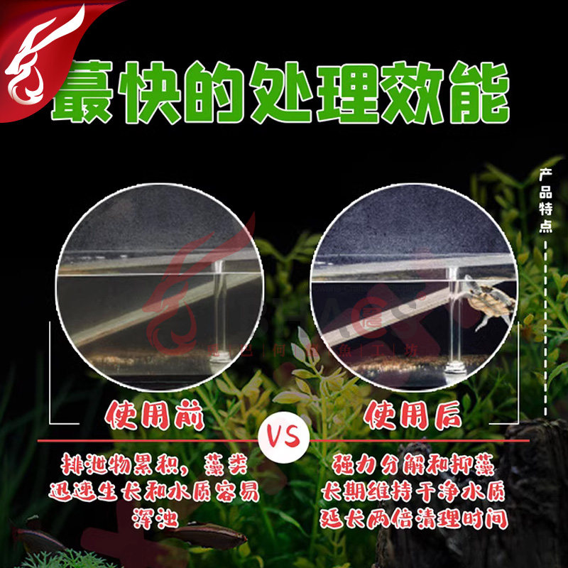 龟缸极限分解者XD菌乌龟水龟硝化细菌净水猪鼻龟蛋龟除臭分解粪便