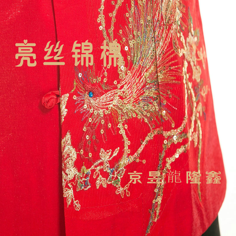 2023秋冬季长袖迎宾礼服礼仪司仪长款酒店服装小姐敬酒结婚女旗袍