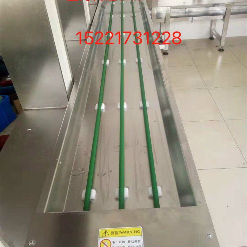 干净卫生 湖南长沙 pu绳带式 传送带  餐盘输送机  餐具流水线