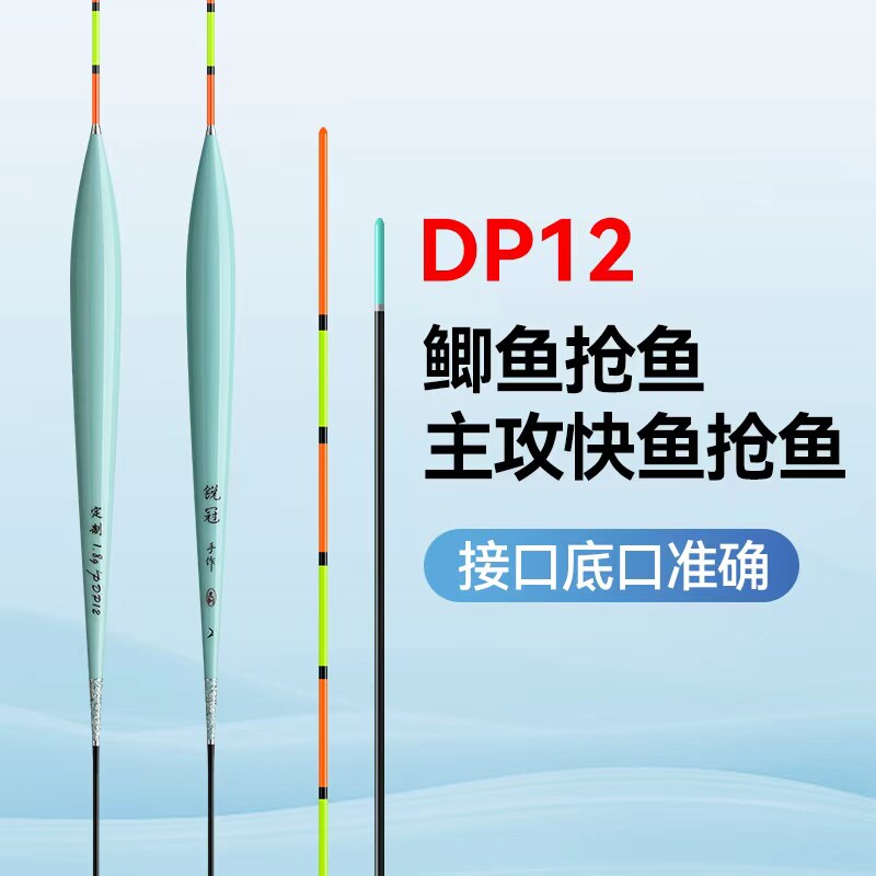 锐冠DP12天予同款寒期底钓高灵敏轻口鱼标底钓天花板高吃铅比浮漂