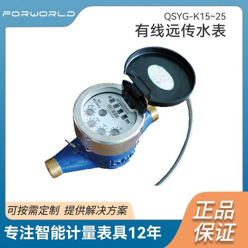 有线远传光电直读阀控RS485/m-bus接口modbus协议大 口径智能水表