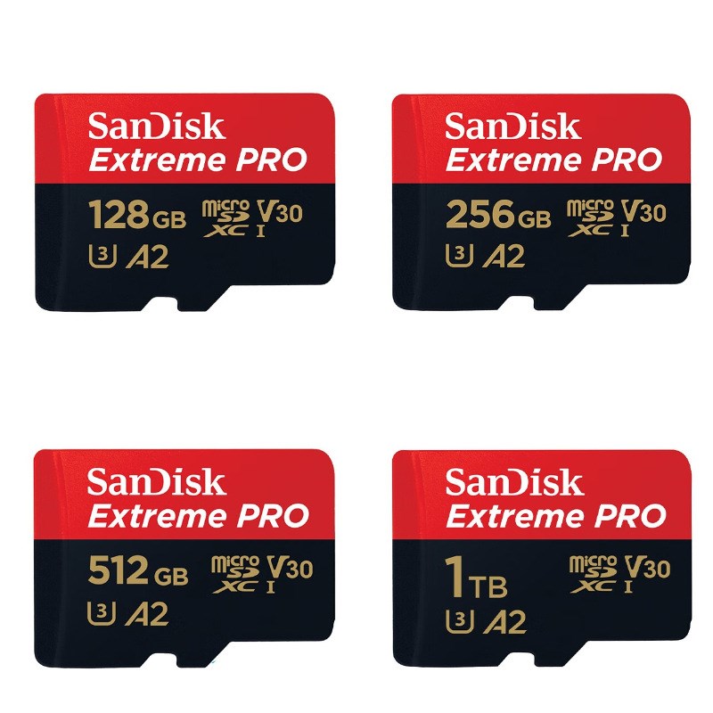 闪迪/SanDisk TF卡 64G 128G 256G 512G 1T A2 V30 U3读速200MB/s图片