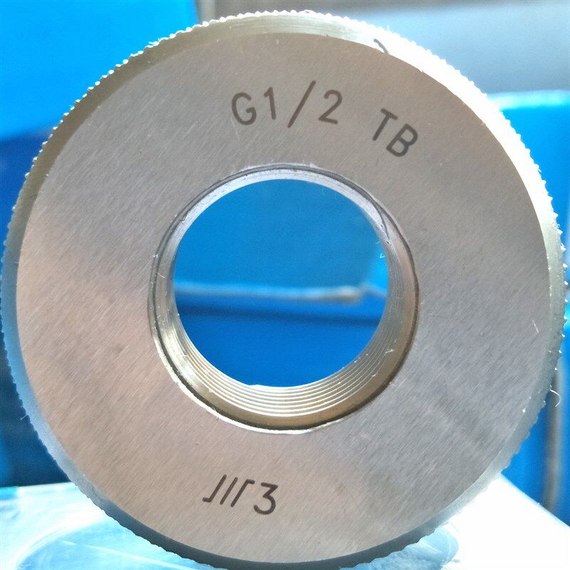 新品英制圆柱管螺纹环规G3/8成量川牌螺纹量规高精度通止规BSPP环