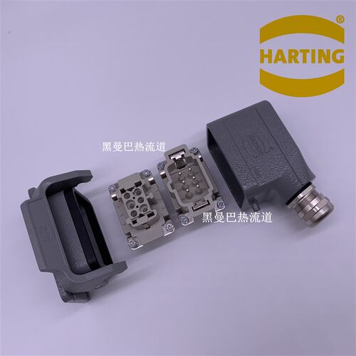 HARTING哈丁重载连接器ILME TE泰科航空插头 Han-6E-FM-S 6芯6针