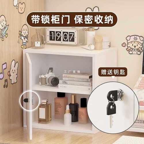 ftN家带锁文件柜储物柜办公桌下资料收纳柜展示柜自由组合木质柜