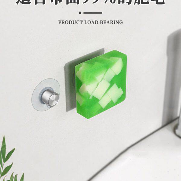 不锈钢磁吸肥皂盒免打孔壁挂式新款香皂置物架强力粘家用香皂架子