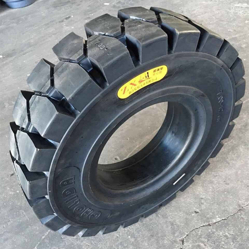 正新叉车实心轮胎加厚耐磨3/3.5吨后轮650-10前轮28*9-15充气轮胎