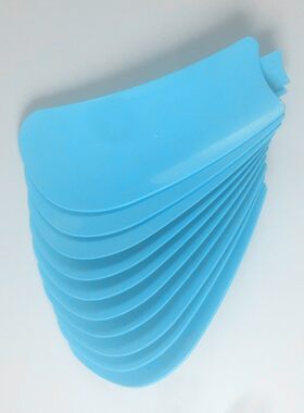 10片装舒风小吊扇夹扇蓝色叶片学生办公小风扇叶片通用插入式叶子