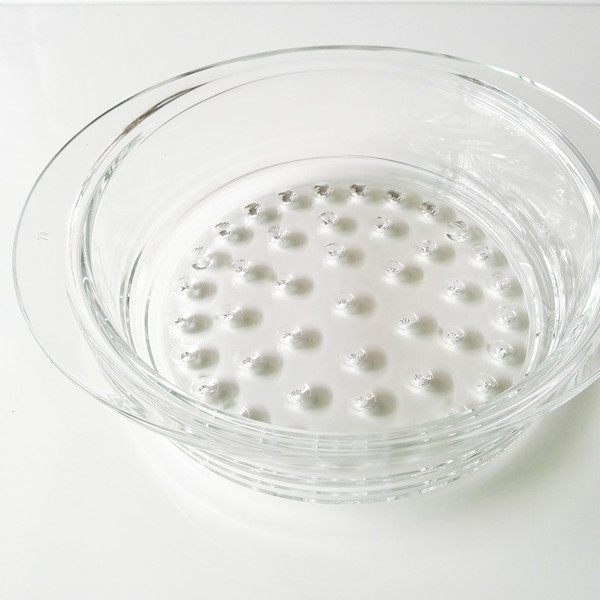 康宁晶彩透明锅玻璃蒸格蒸笼蒸屉蒸锅20cm和24cm