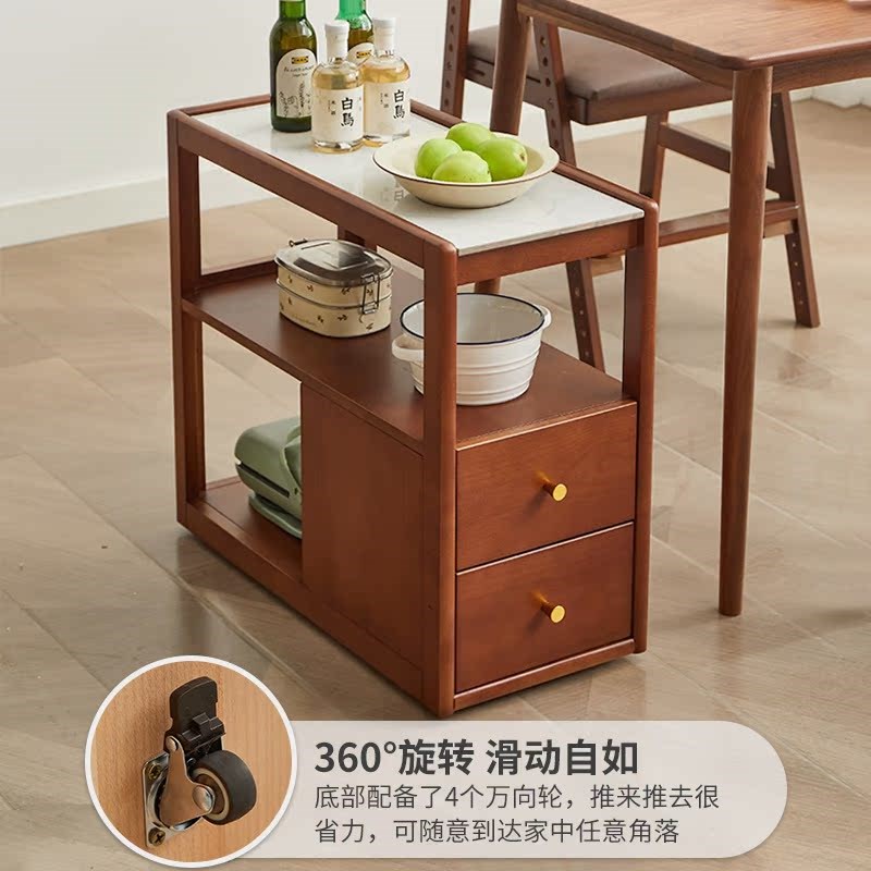 实木边几客厅沙发小茶几可移动侧边柜小户型方桌茶台迷你方几角几
