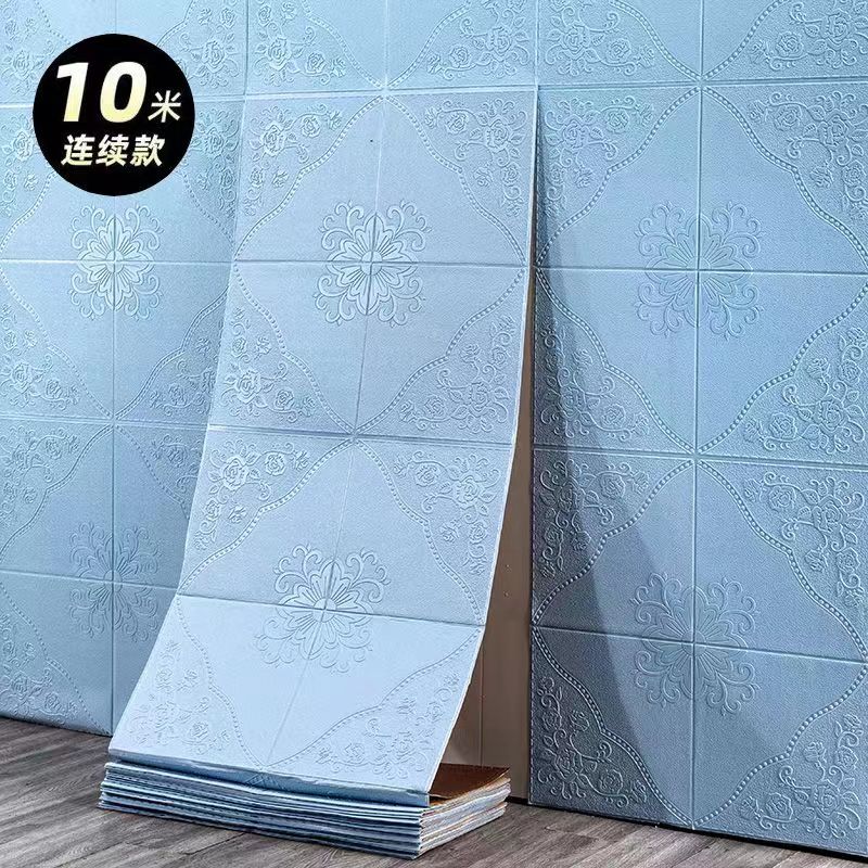 墙纸3d立体自粘卧室温馨墙贴壁纸背景墙面泡沫砖装饰防水防潮贴纸