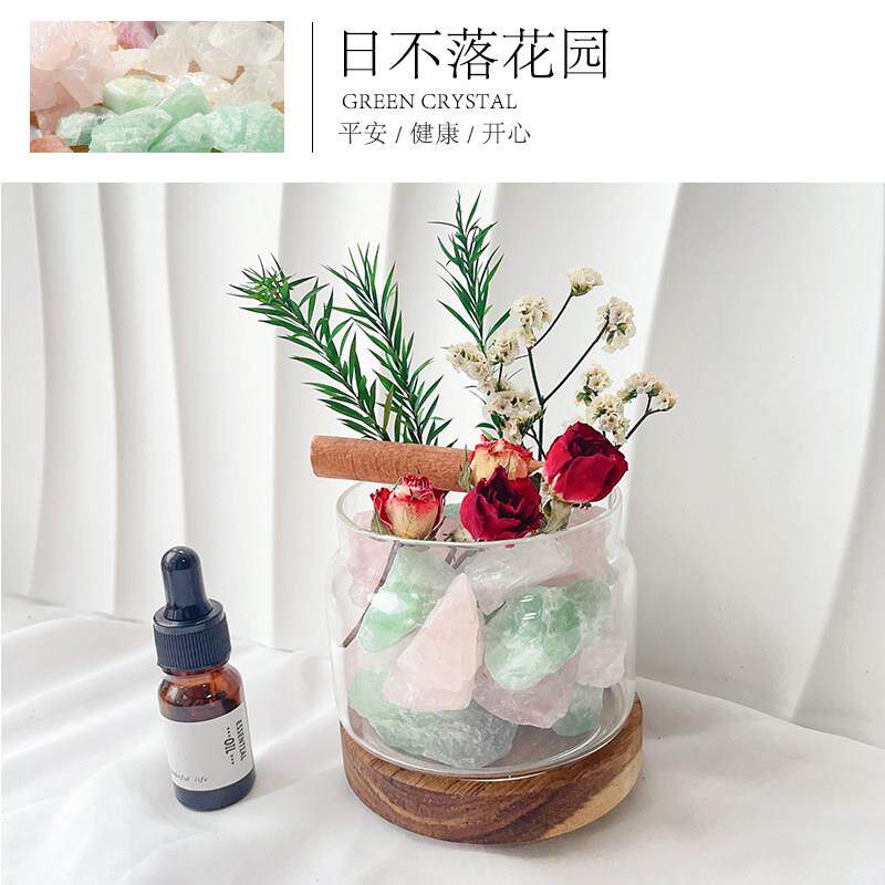 相思杯扩香石无火香薰摆件家用卧室内香氛水晶石材料diy伴手礼物