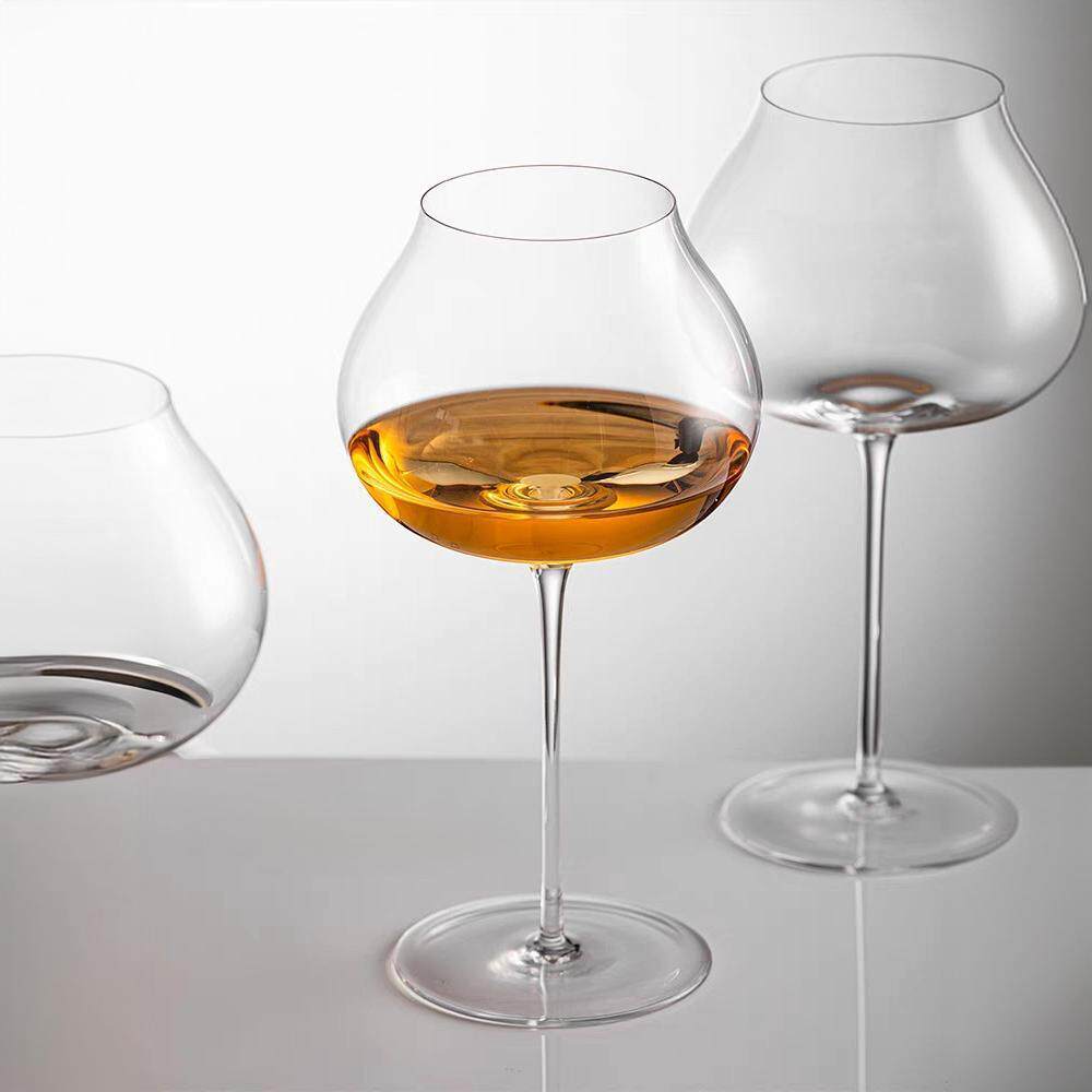 罗娜洋葱杯勃艮第红酒杯白葡萄酒杯水晶高脚杯子家用高颜值轻奢