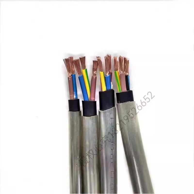国标铜工地专用套管软电缆防水防冻线2/3/4/5芯1.5/2.5/4/6平方
