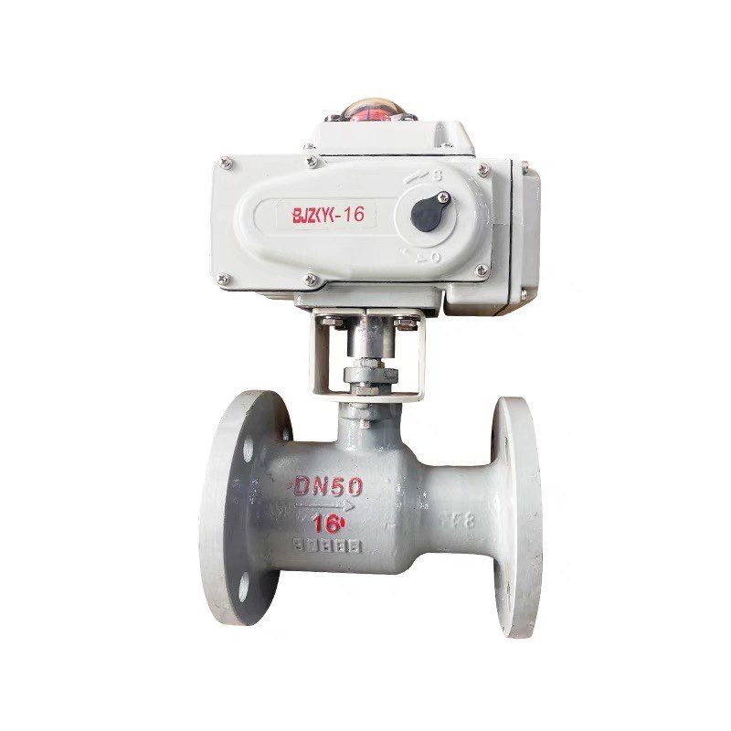 碳铸钢电动一体式球阀PQ941F-16C法兰蒸汽排污DN253240506580100