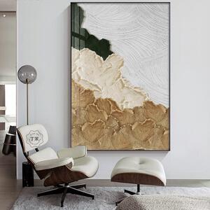 【执着的百合】抽象高级感玄关现代轻奢客厅落地走廊过道装饰画
