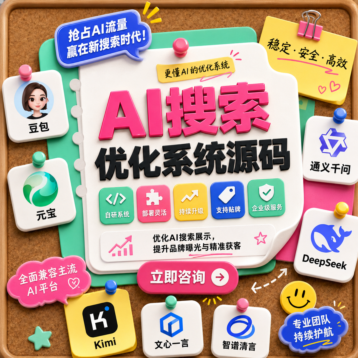 AI搜索排名豆包推荐优化geo关键词投喂优化系统豆包引擎系统