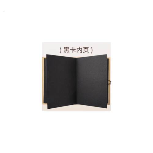 风琴折叠小相册本空白封面复古牛皮纸手工成长纪念册创意礼物
