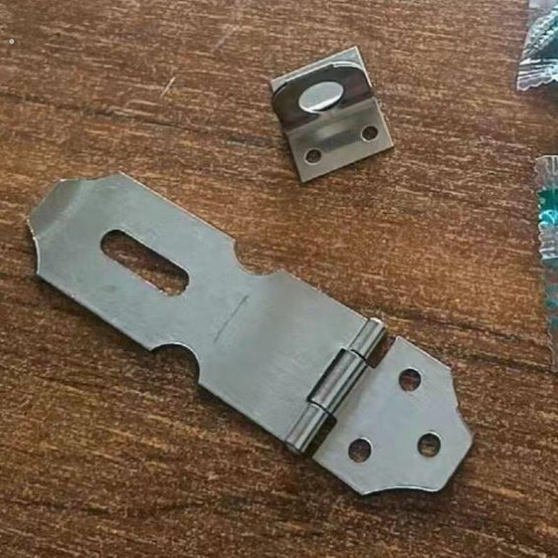 挂锁木门加厚搭扣锁牌直角锁牌不锈钢明装90度老式通用型锁扣