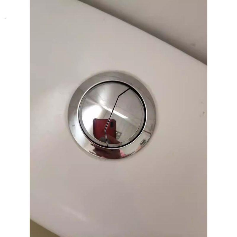 马桶水箱按键冲水开关配件按压器通用长方椭圆形盖套座便器双按钮