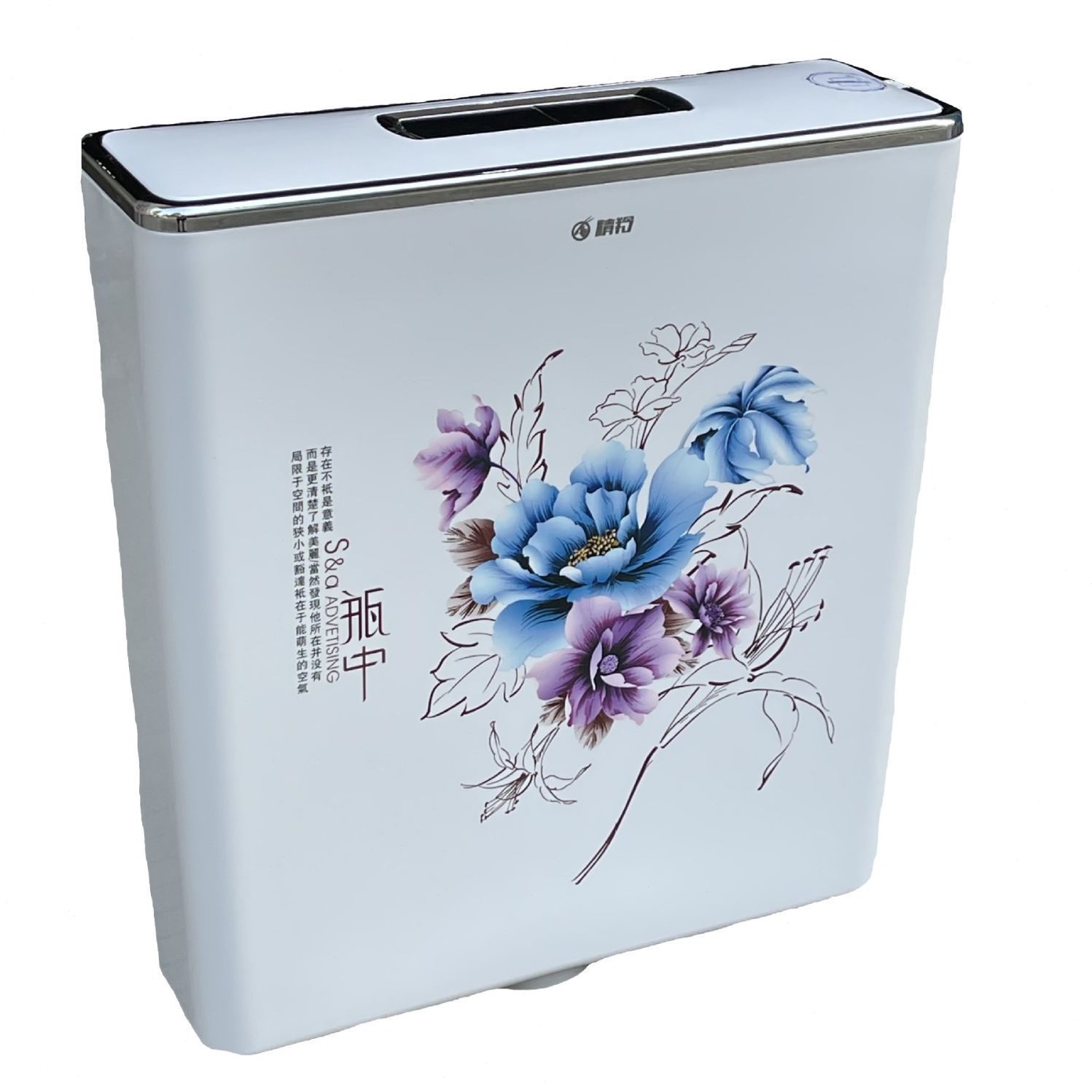 甄选厕所家用卫生间蹲便器水箱超薄冲水箱塑料马桶蹲便器配件厂家