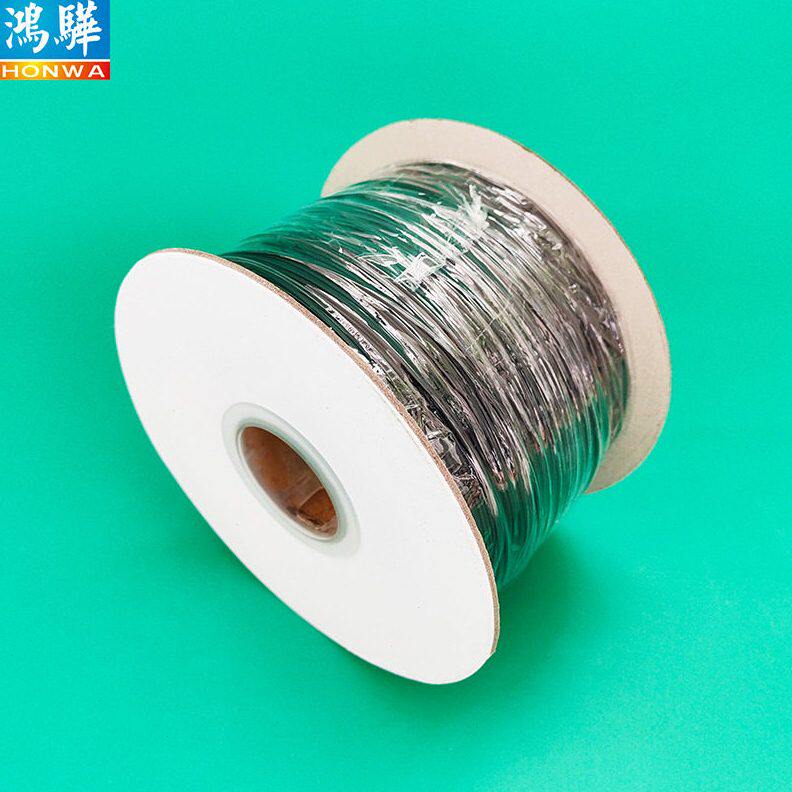 甄选供应椭圆PE包胶线 黑色过环保自动扎线机用pe包胶铁线 1000米