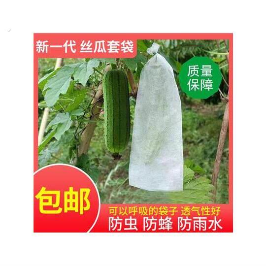 丝瓜防虫袋防鸟果袋苦瓜青瓜黄瓜保护套袋不织布套袋育果专用袋子