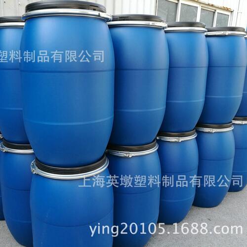 甄选加厚塑料桶化工桶HDPE耐酸抱箍桶水桶油墨桶法兰桶塑料制品包