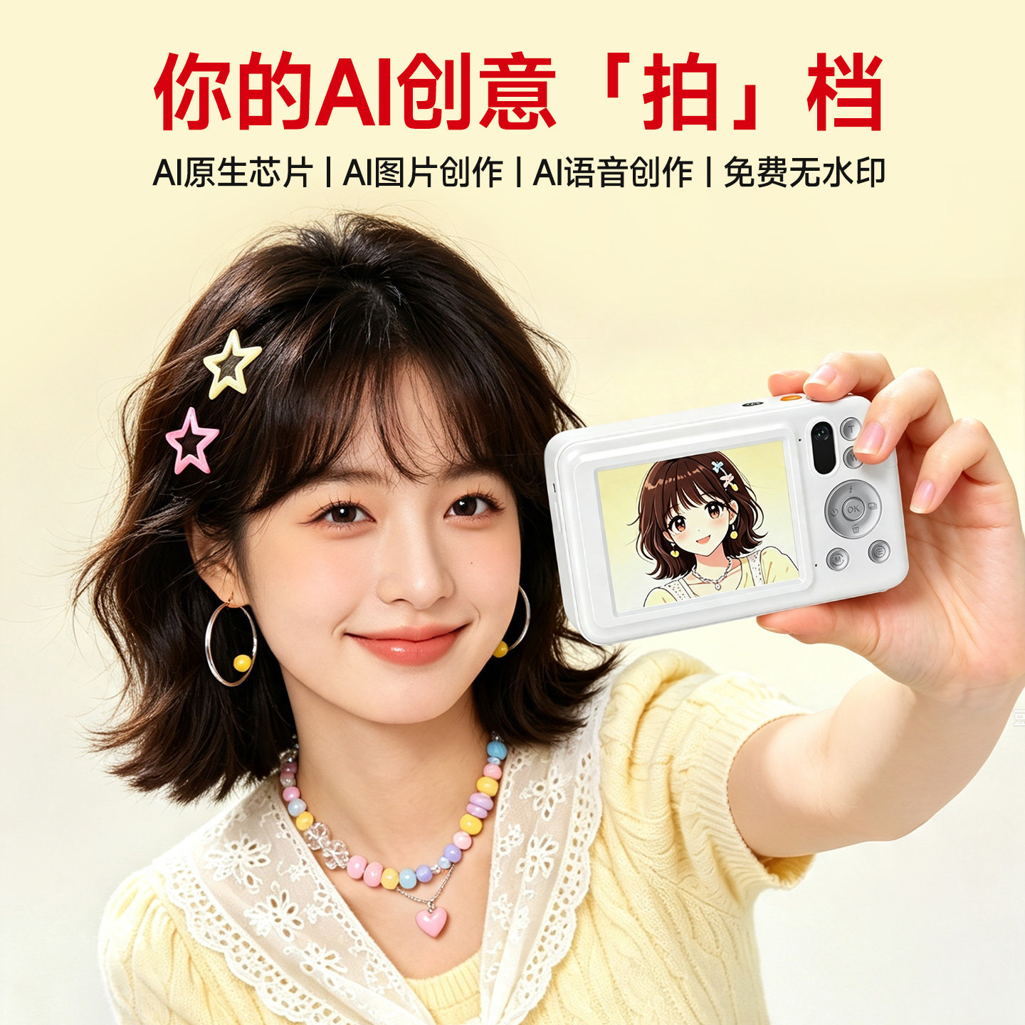 松典智能AI相机学生儿童拍照学习图片