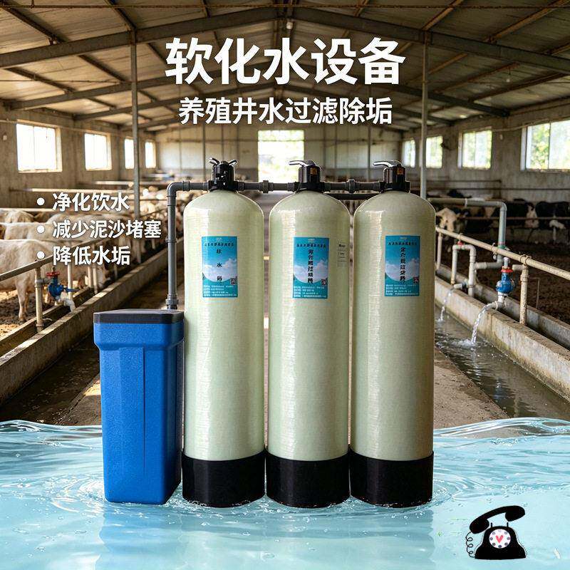 一体化钠离子交换软化水设备饮料厂前置水处理硬水软化机器