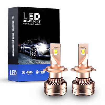 大功率LED汽车大灯 高亮聚光H1 H4 H7 H11 9006远近一体汽车车灯