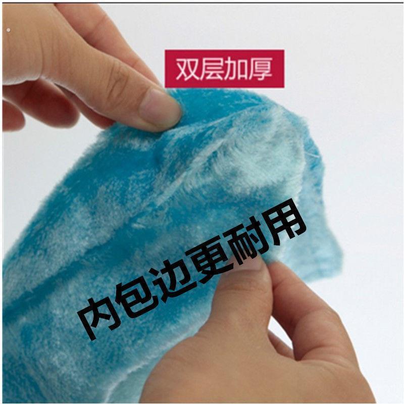 韩厨房洗碗沾油不掉毛双层加367厚神奇水魔术吸抹布竹不木国纤维