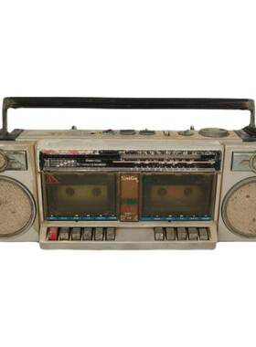 老式怀旧录音机录音带机80年代老物件卡带机手提式收录机道具摆件