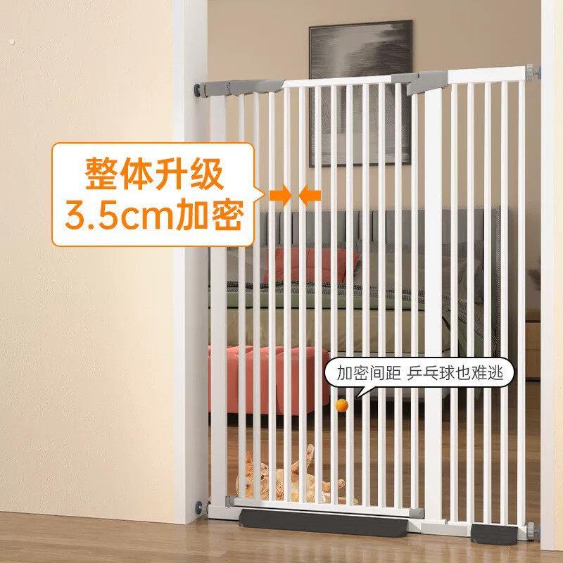 猫咪阻拦门室内阳台隔断栅栏加密加高免打孔猫狗围栏宠物门栏图片
