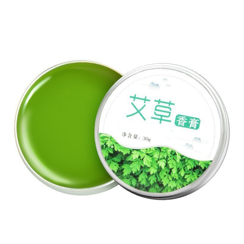纯艾草香膏精华精油膏艾叶清凉油