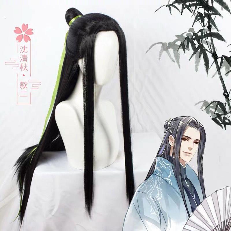 头套式假发套男 帅气古风汉服长发少年假发侠客古代古装造型头发