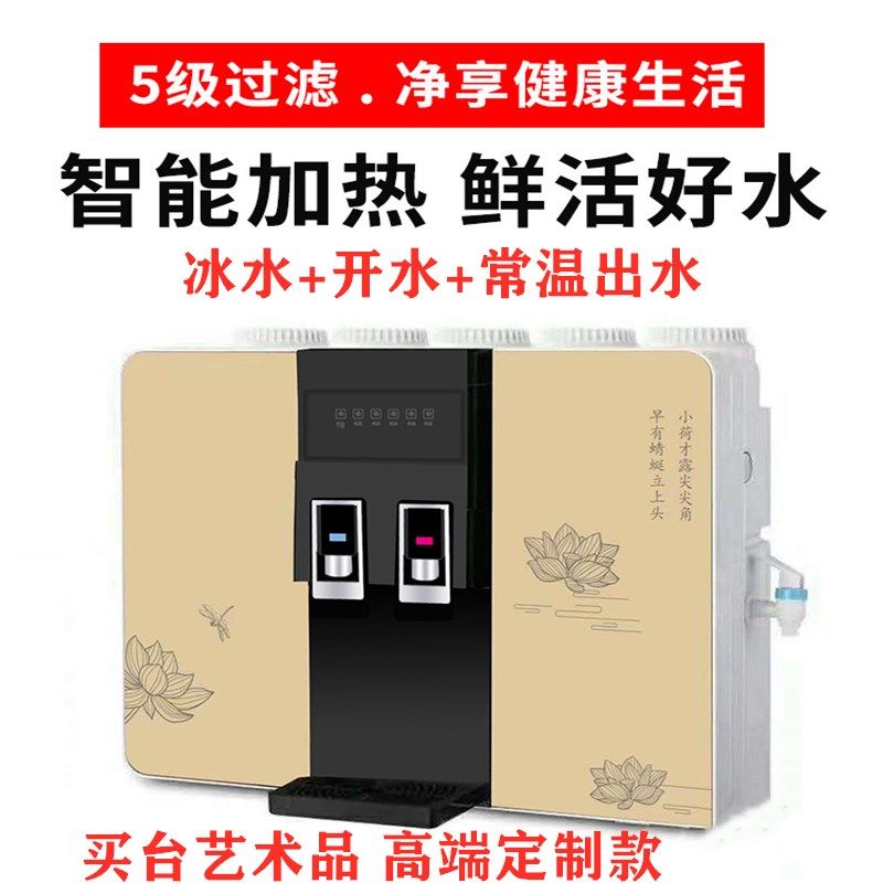 制冷自来水过滤器加热一体纯水机净水器家用直饮挂壁厨房ro反渗透