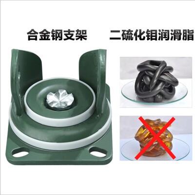 YTOP卓烨锰钢脚轮3寸低重心尼龙PA62.5寸万向轮承重轮设备用轮子
