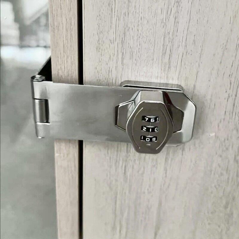 密码锁牌双开冰箱柜门锁安全锁推拉门锁防盗专用锁柜子锁文件柜锁