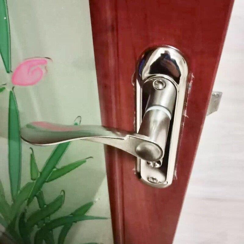 通用无钥匙门锁化妆室加厚门把手不锈钢浴室厕所把手厨房把手
