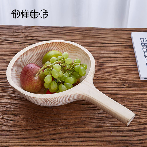 大号水瓢茶道舀水勺木瓢沐浴水瓢实木水瓢泡澡水勺木勺子长柄汤勺