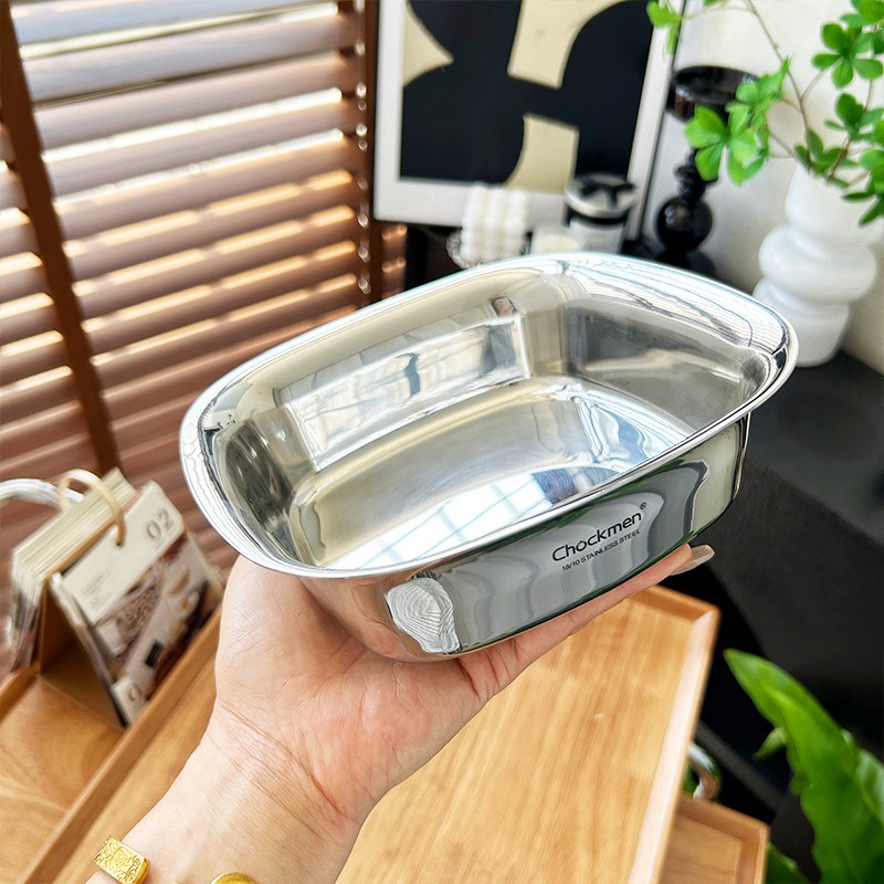 多用碗304不锈钢加厚方形小碗高端小料理碗配菜碗水果零食碗